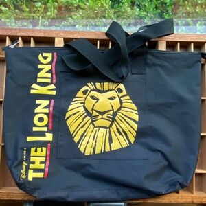 The Lion King Broadway Musical, Zippered Tote Bag.